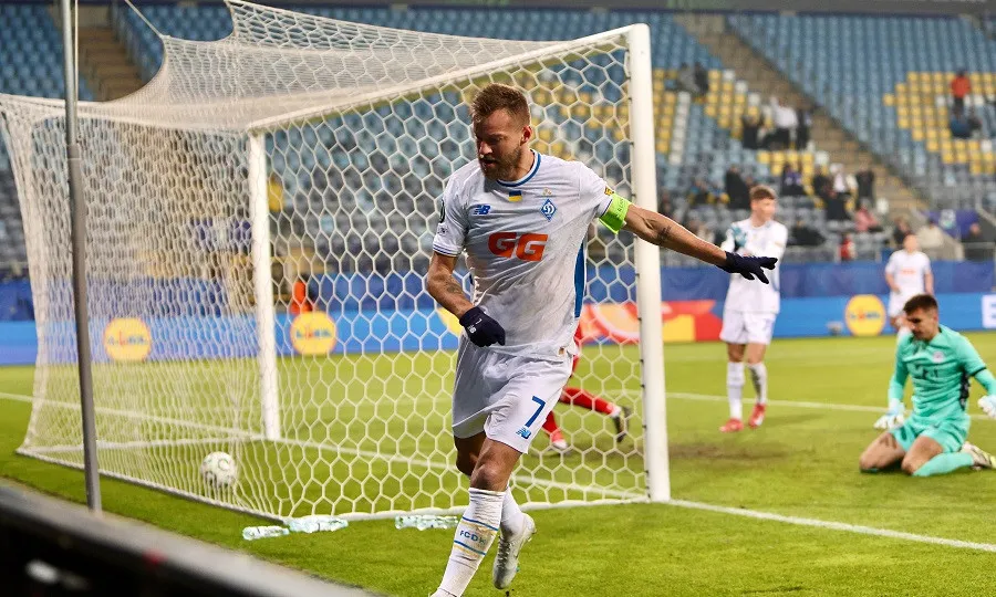 Андрій Ярмоленко у Любліні забив ювілейний гол за Динамо Київ