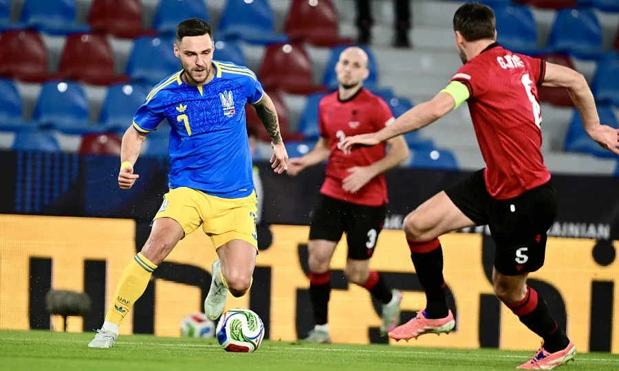 Гол футболіста Полісся приніс збірній України перемогу над Албанією у товариському матчі